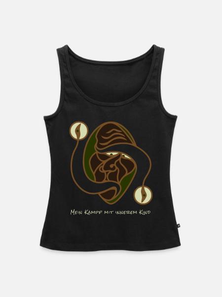 Kampf Mit Innerem Kind - Frauen Premium Organic Tank Top - Schwarz