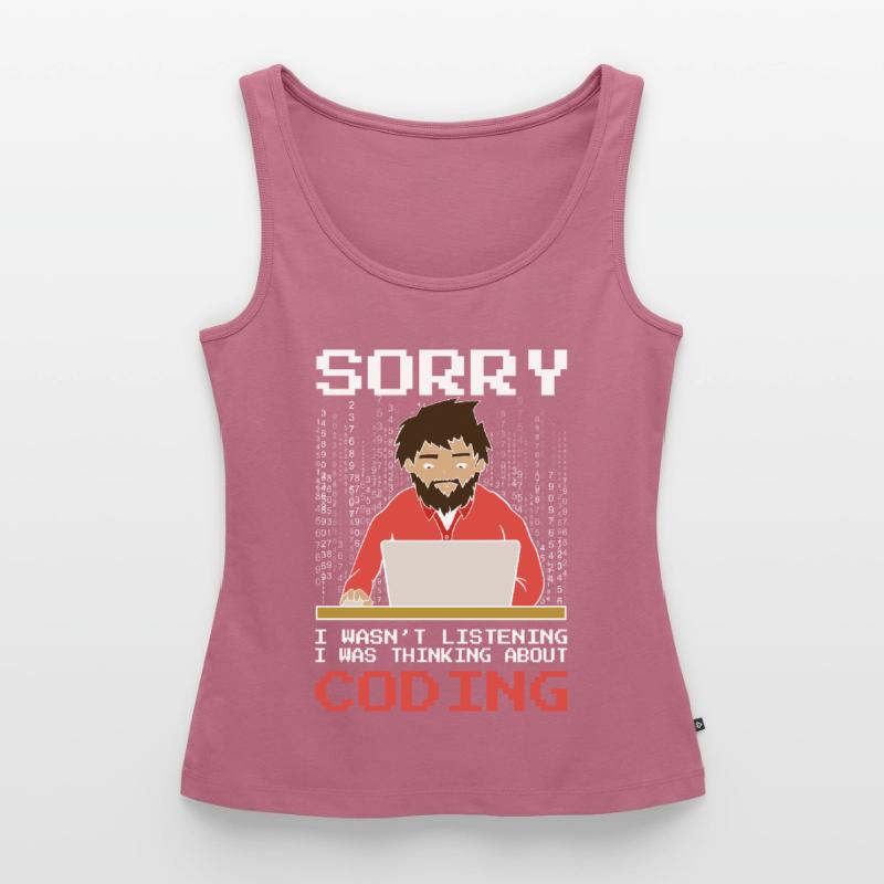 Programmer Software Developer Coder Sayings Women’s Premium Organic Tank top