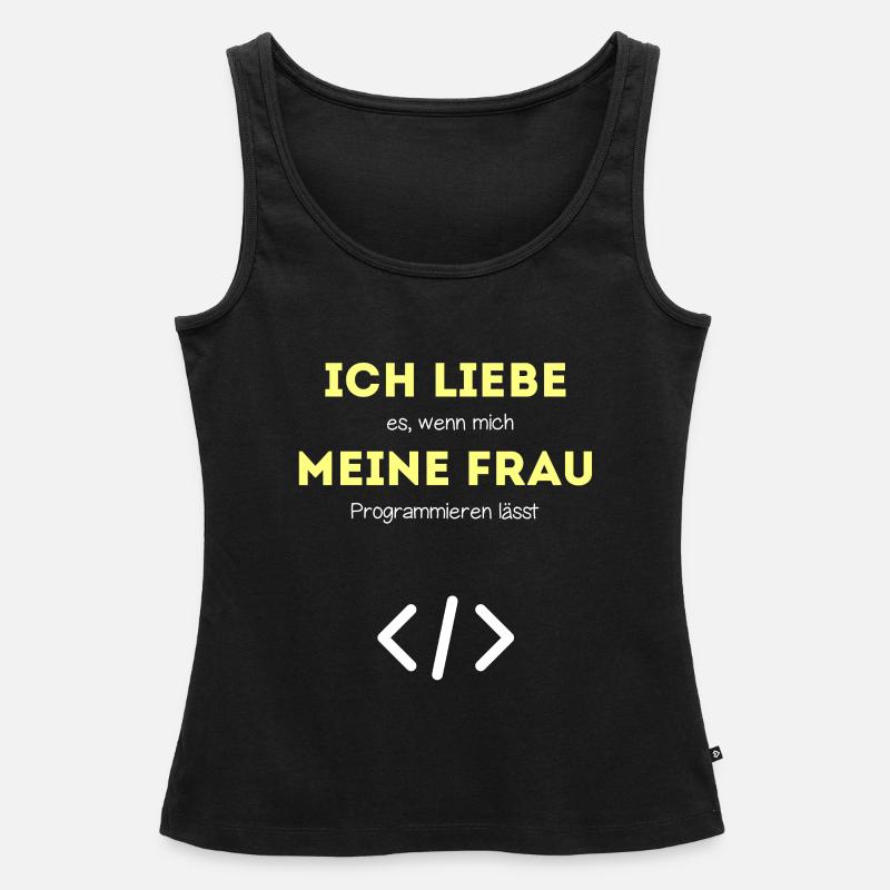 Programmierer lustiger Spruch Java Programmieren - Frauen Premium Organic Tank Top - Schwarz