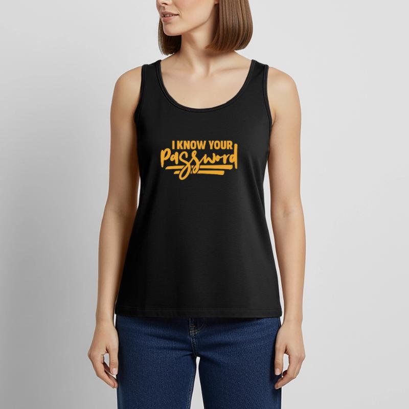 Hacker Coder Computer Hacking Cadeau Débardeur bio Premium Femme