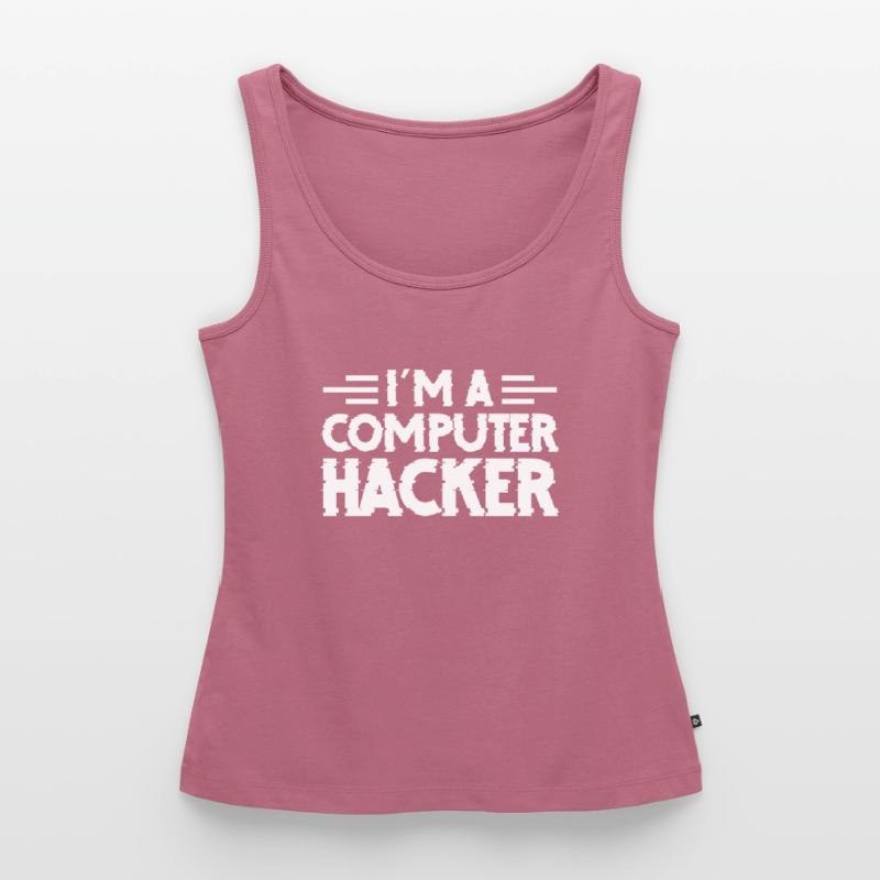 Hacker Coder Computer Hacking Cadeau Débardeur bio Premium Femme