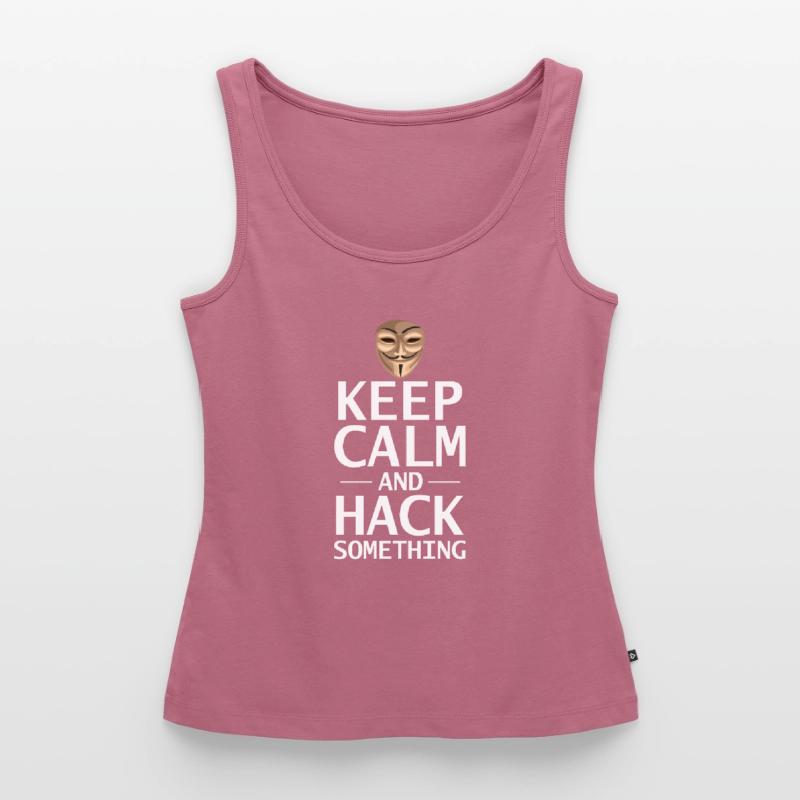 Hacker Coder Computerfreak Nerd Hacking Geschenk Débardeur bio Premium Femme