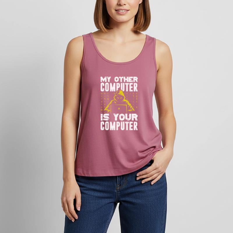 Hacker Coder Computer Hacking Gift Women’s Premium Organic Tank top