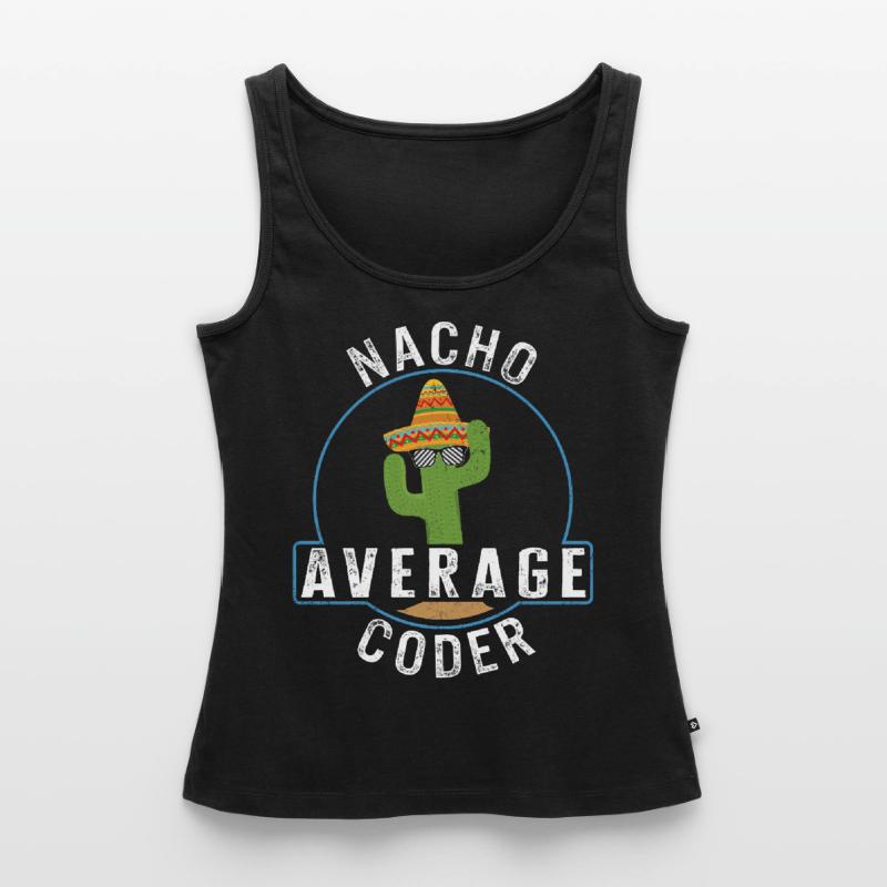 Chemise de programmeur, Nacho Average Coder Tee, Débardeur bio Premium Femme