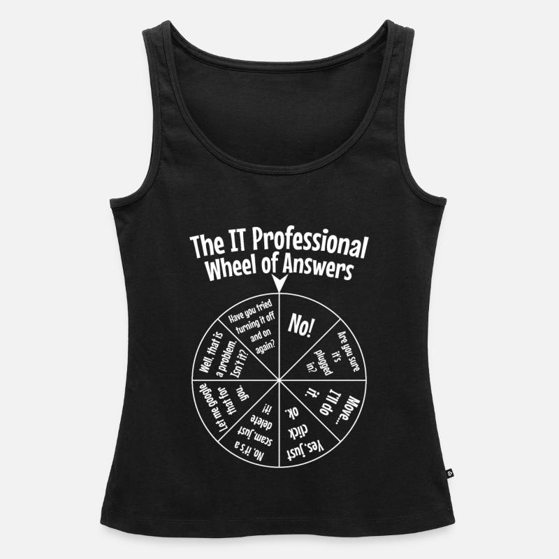 Programmierer IT Programmieren Geschenk Lustig - Frauen Premium Organic Tank Top - Schwarz