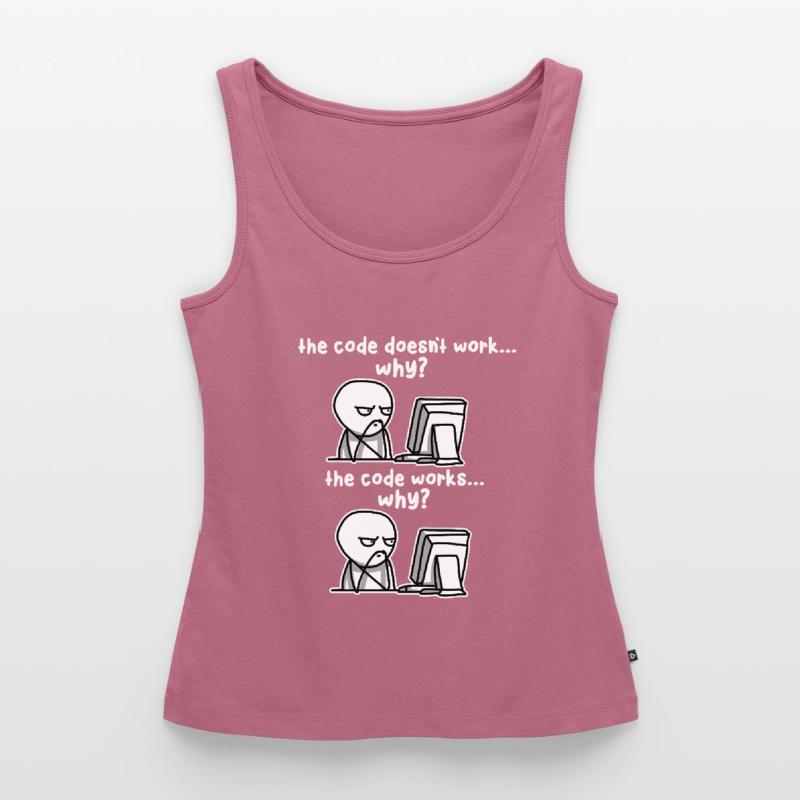 Programming Code Computer Programmer Software Frauen Premium Organic Tank Top