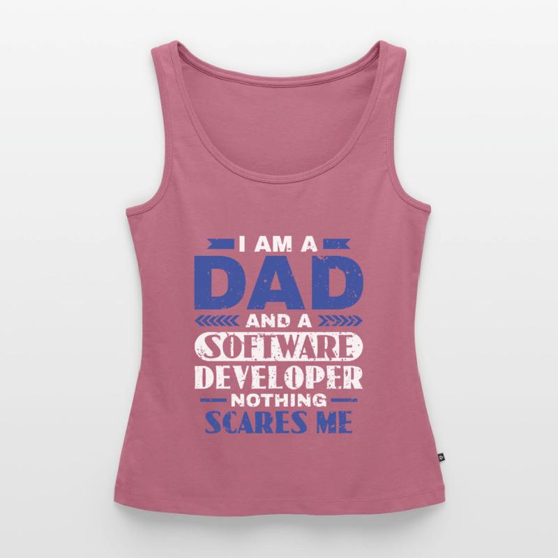 Software Developer Dad - Software Programmierer Frauen Premium Organic Tank Top