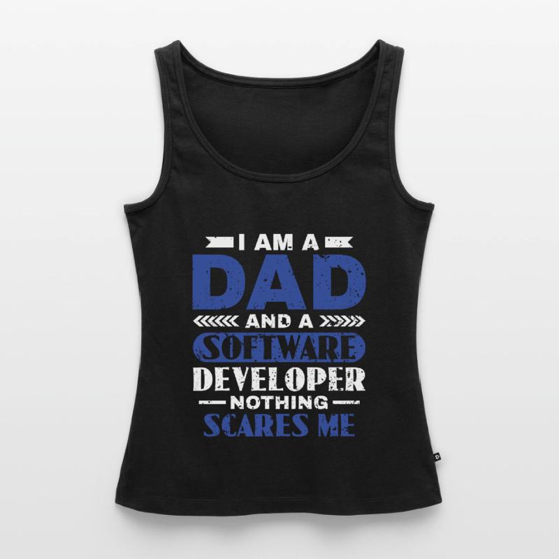 Software Developer Dad - Software Programmierer Frauen Premium Organic Tank Top