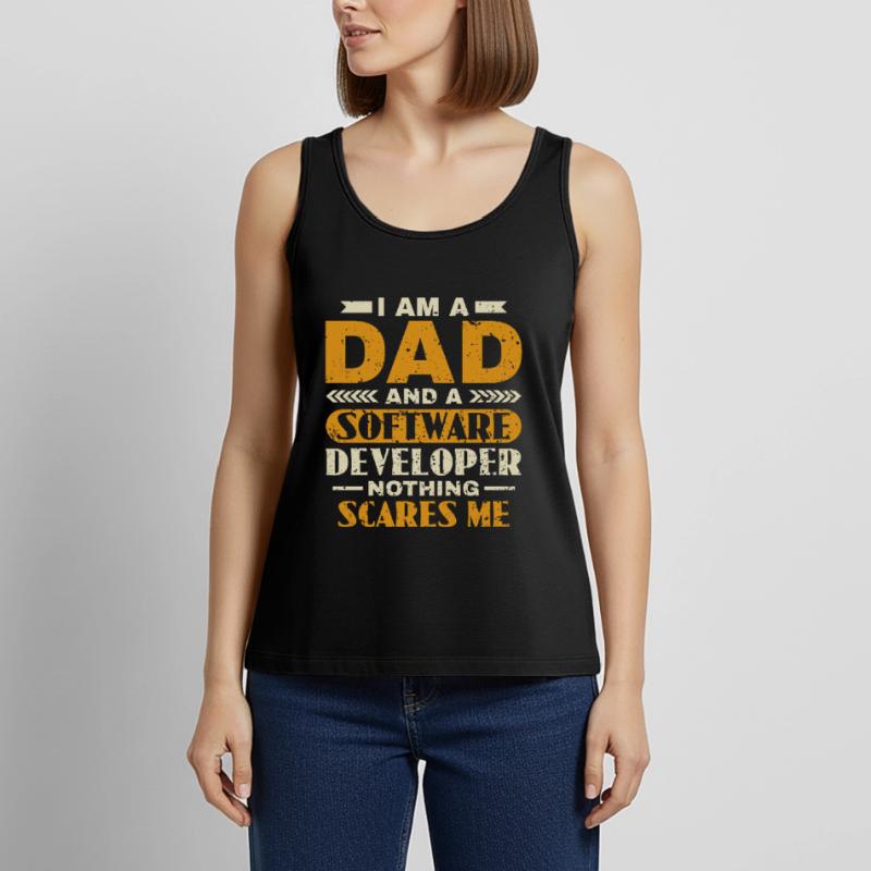 Software Developer Dad - Software Programmierer Frauen Premium Organic Tank Top