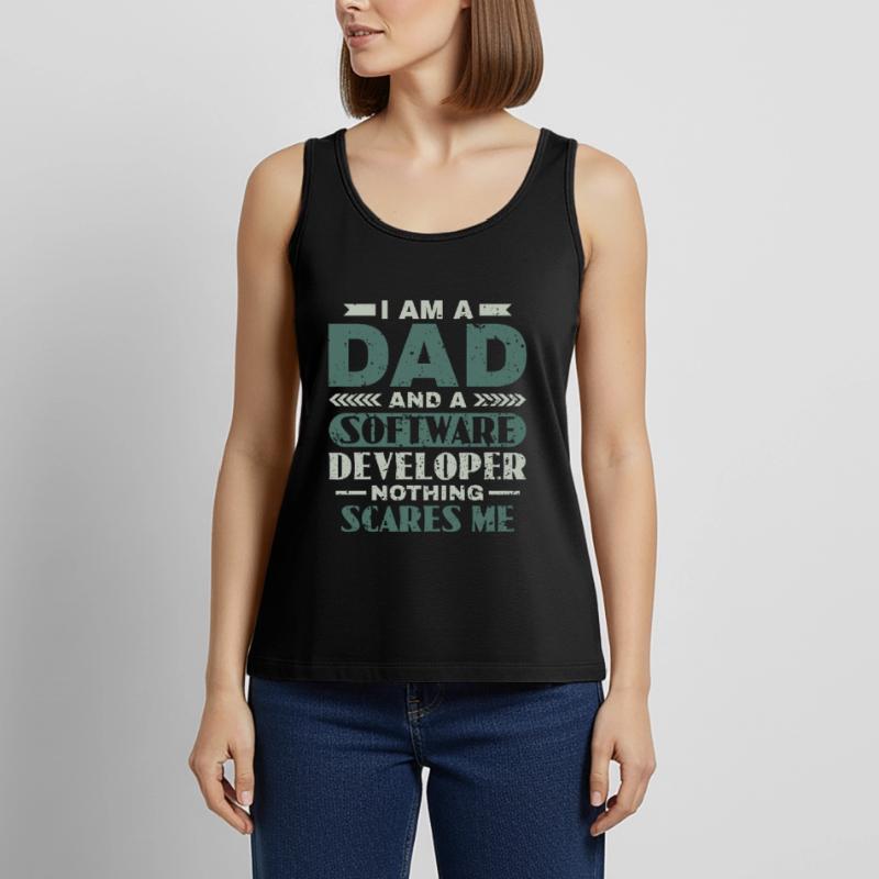 Software Developer Dad - Software Programmierer Frauen Premium Organic Tank Top