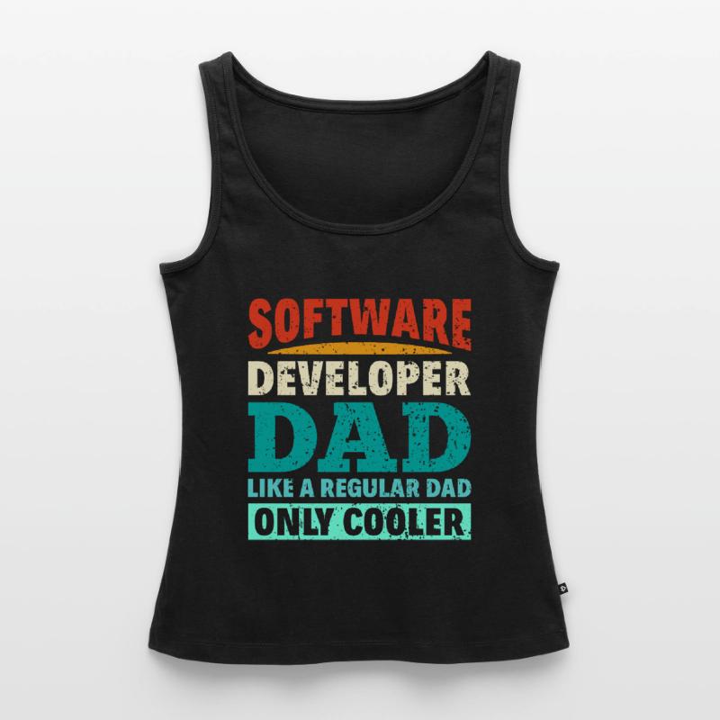 Software Developer Dad - Software Programmierer Frauen Premium Organic Tank Top
