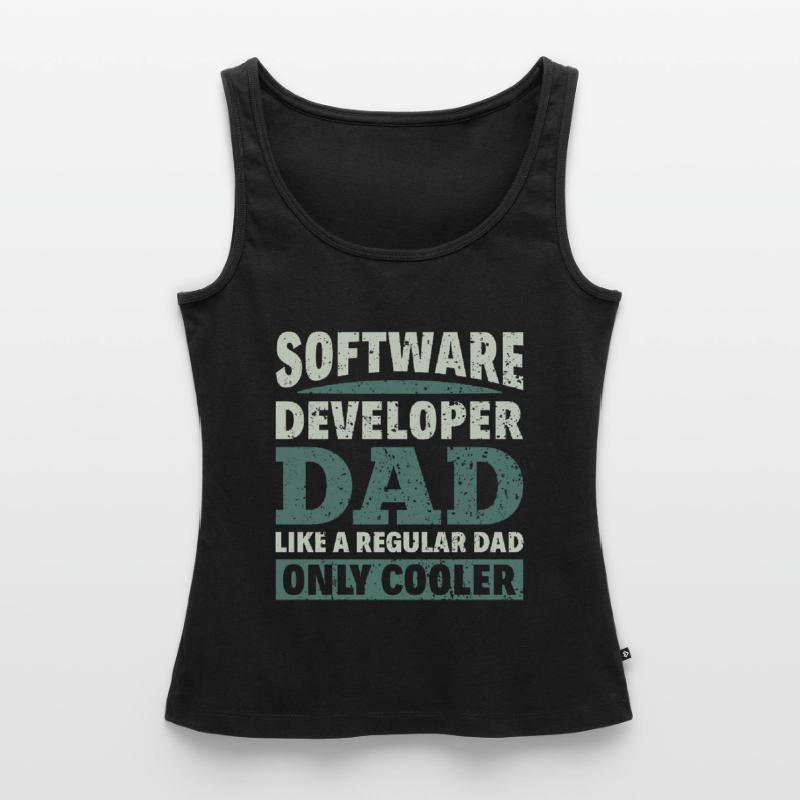 Software Developer Dad - Software Programmierer Frauen Premium Organic Tank Top
