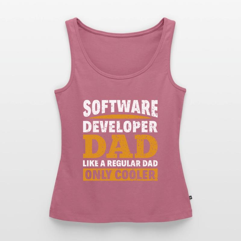 Software Developer Dad - Software Programmierer Frauen Premium Organic Tank Top