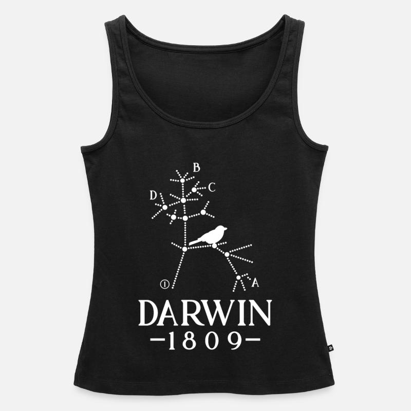Darwin Evolution Biology Biochemistry Microbiology - Women’s Premium Organic Tank top - black