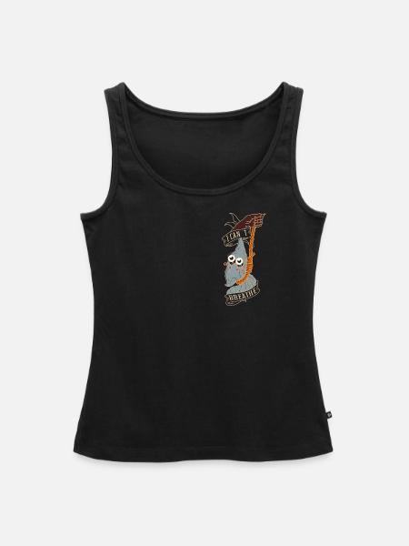 Antifaschist Punk Ska Skater - Frauen Premium Organic Tank Top - Schwarz
