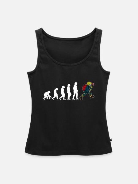 Feuerwehrmann Evolution Jugendfeuerwehr - Frauen Premium Organic Tank Top - Schwarz