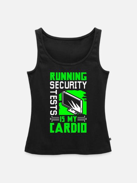Cyber Security Test - Frauen Premium Organic Tank Top - Schwarz