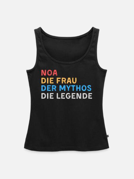 Noa Fau Mythos Legende - Frauen Premium Organic Tank Top - Schwarz