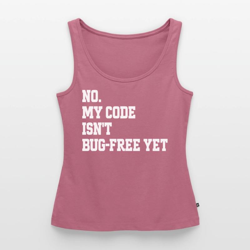Humor Programmer Coder Bugs Gift Developer Women’s Premium Organic Tank top