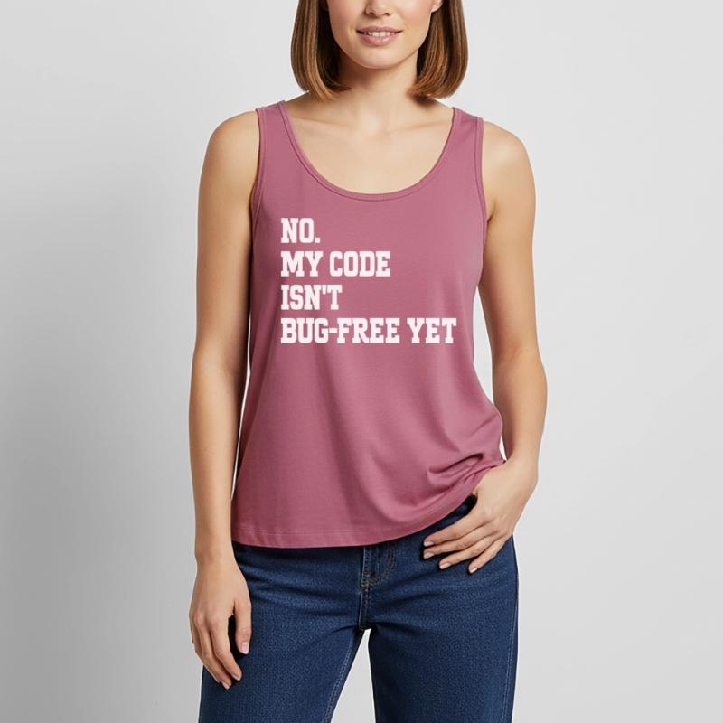 Humor Programmer Coder Bugs Gift Developer Women’s Premium Organic Tank top