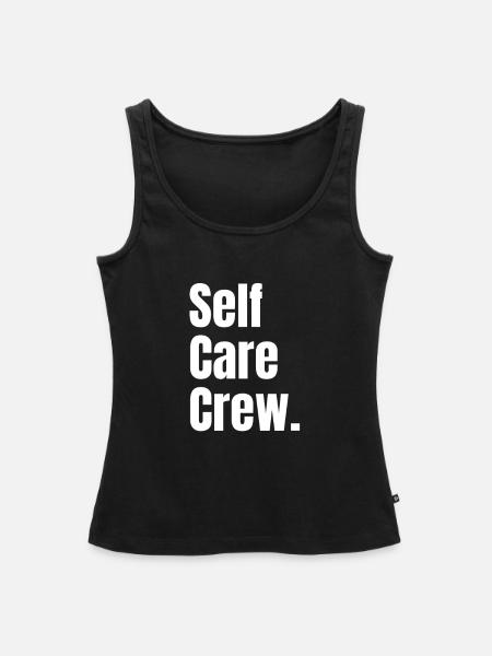 Self Care Crew - Frauen Premium Organic Tank Top - Schwarz