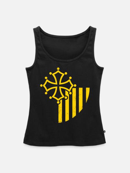 Languedoc-Roussillon - Frauen Premium Organic Tank Top - Schwarz