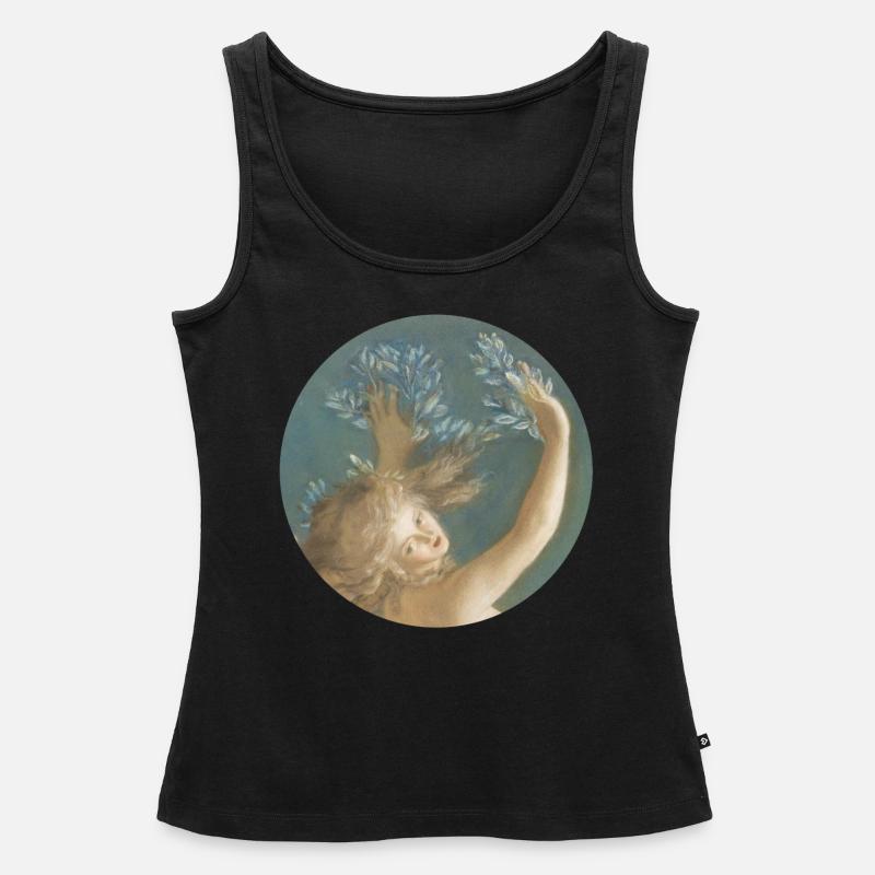 Daphne wird zu einem Lorbeerbaum - Frauen Premium Organic Tank Top - Schwarz
