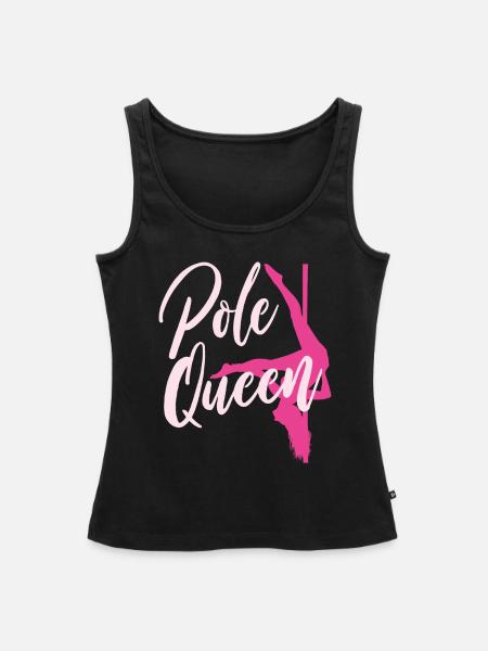 Pole Dance Queen - Frauen Premium Organic Tank Top - Schwarz