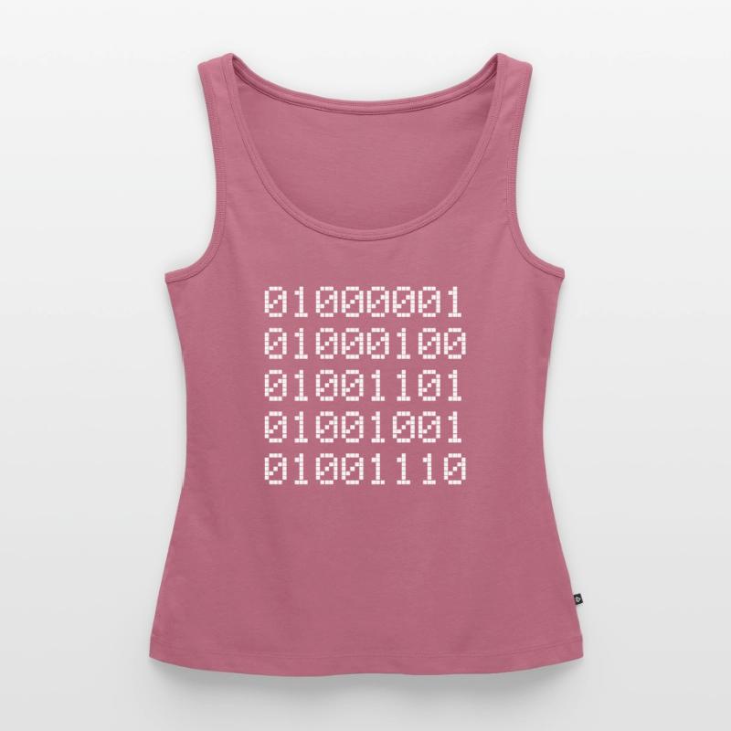Admin Binär Binärcode Coder Informatiker Binary 01 Frauen Premium Organic Tank Top