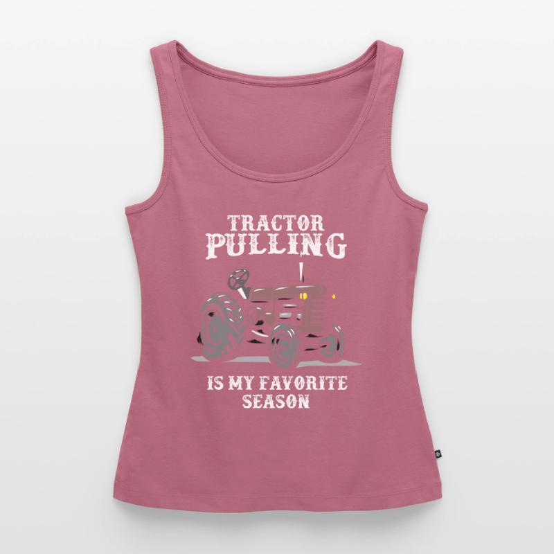 tractor pulling, tractor pulling Traktor, pulling, Frauen Premium Organic Tank Top