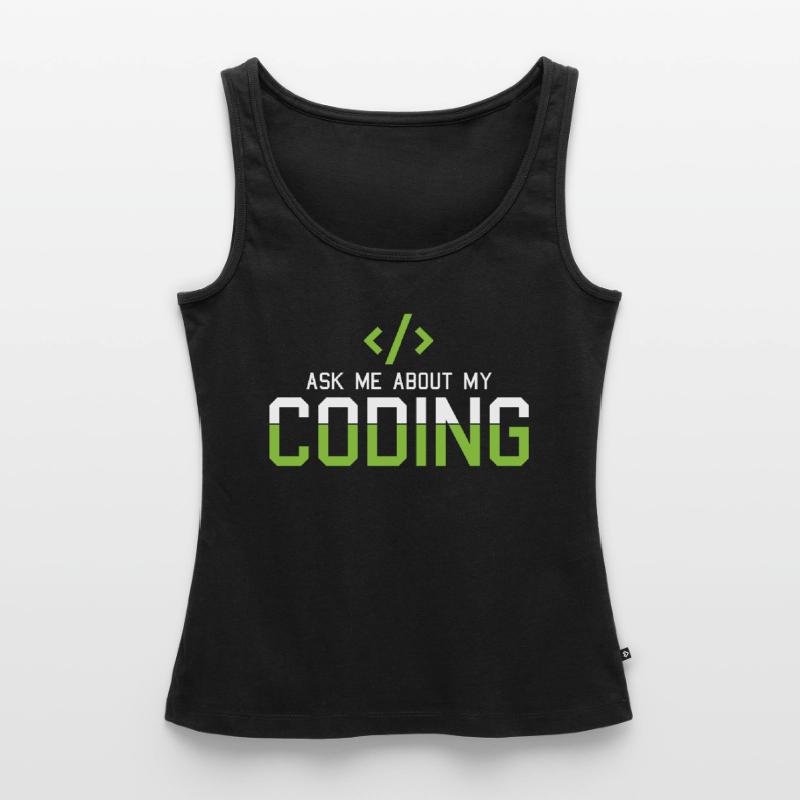 Hacking Programmer Hacker Code Coding Cadeau Débardeur bio Premium Femme