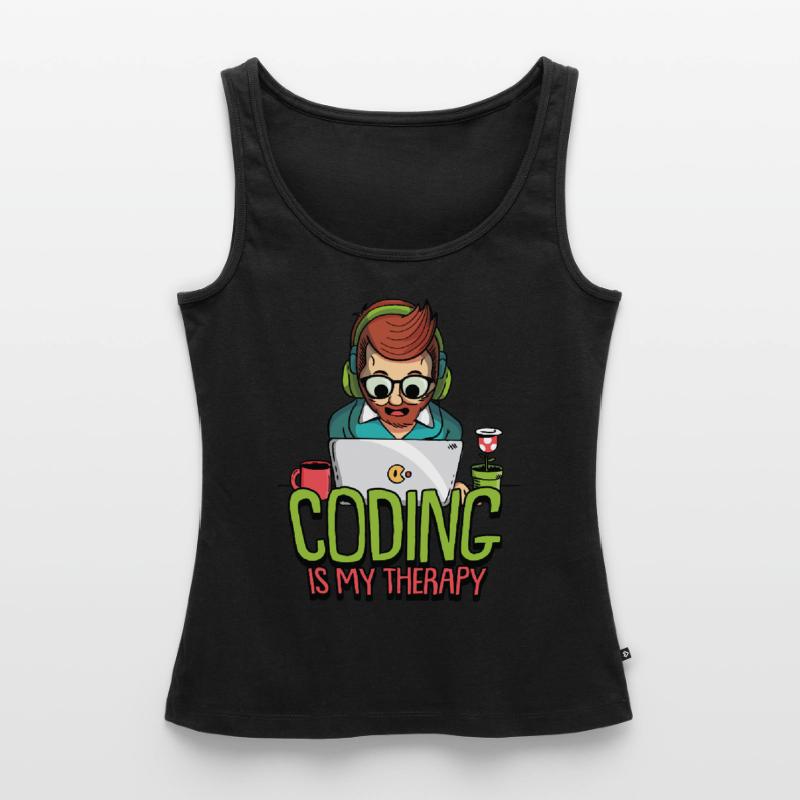 Hacking Programmer Hacker Code Coding Cadeau Débardeur bio Premium Femme