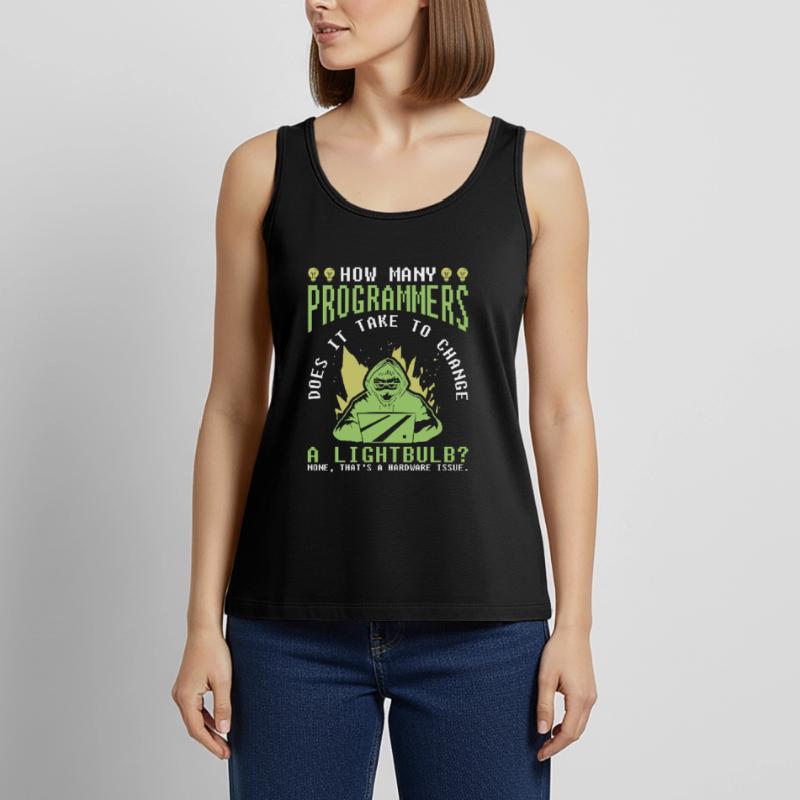 Developer Coder Programmer Funny Women’s Premium Organic Tank top