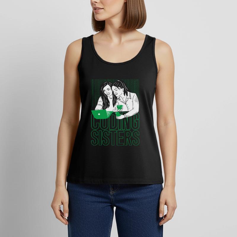 Developer Coder Programmer Sisters Women’s Premium Organic Tank top