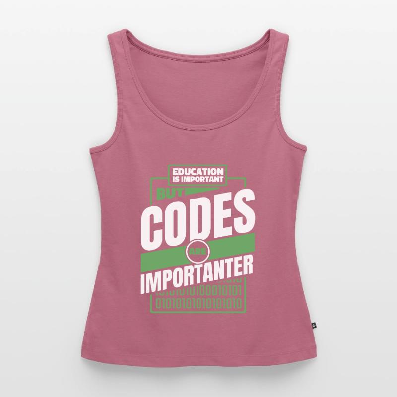 Developer Coder Programmer Funny Women’s Premium Organic Tank top