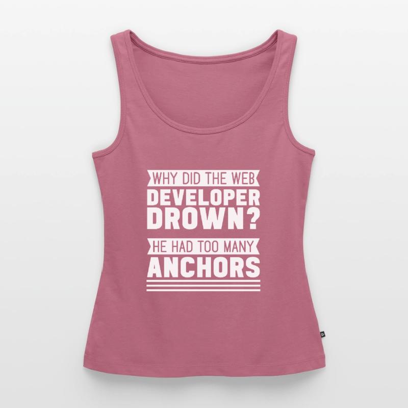 Web Developer Web Developer Funny Women’s Premium Organic Tank top