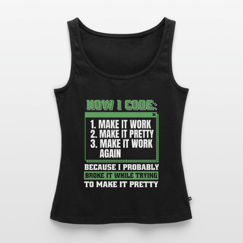Developer, Coder, Programmer Women’s Premium Organic Tank top