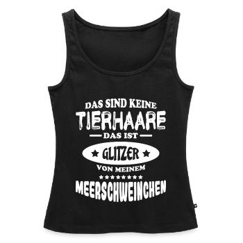 Meerschweinchen - Frauen Premium Organic Tank Top - Schwarz - Vorne - AI Model Female 172 light (172cm)
