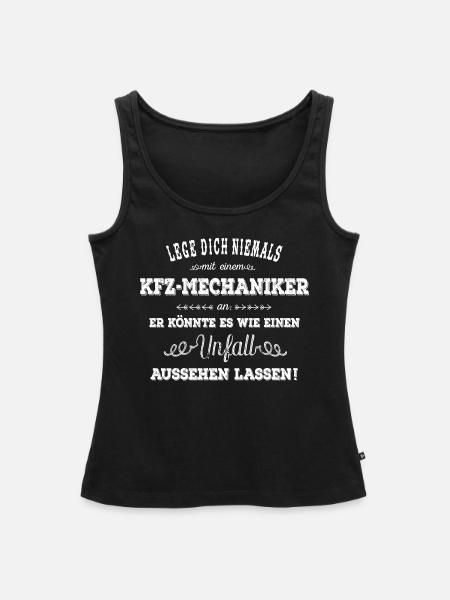 KFZ Mechaniker - white - Frauen Premium Organic Tank Top - Schwarz