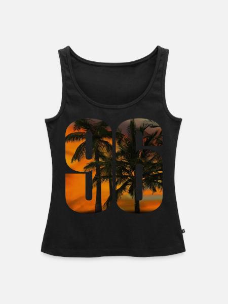 1996 - Frauen Premium Organic Tank Top - Schwarz