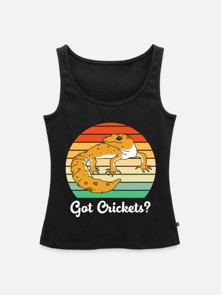 Leopardgecko - Frauen Premium Organic Tank Top - Schwarz