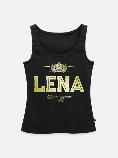 Lena - Frauen Premium Organic Tank Top - Schwarz