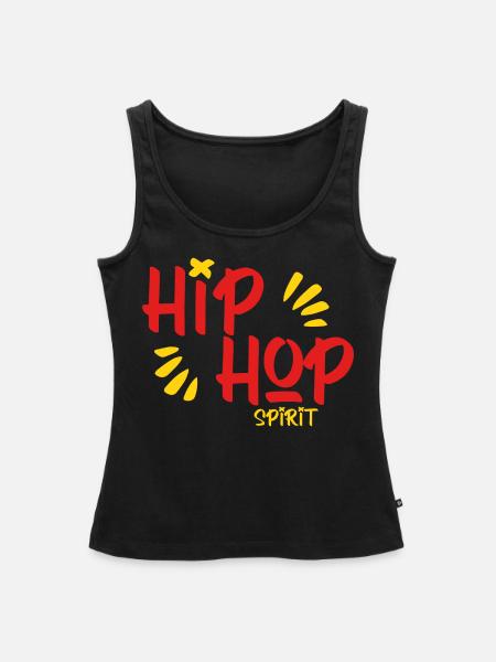 Hip Hop Spirit - Frauen Premium Organic Tank Top - Schwarz