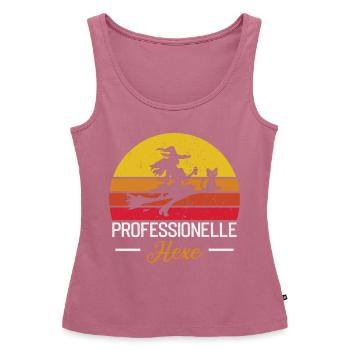 Magische Dunkle Kunst Okkulte Hexen Designs - Frauen Premium Organic Tank Top - Mauve - Vorne - AI Model Female 172 light (172cm)