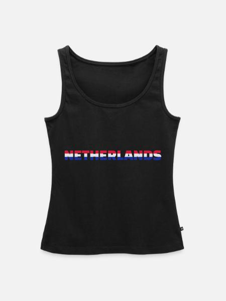 Niederlande - Frauen Premium Organic Tank Top - Schwarz