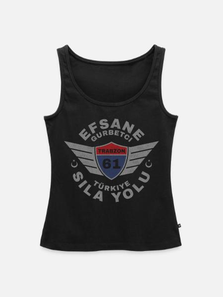 Trabzon - Frauen Premium Organic Tank Top - Schwarz