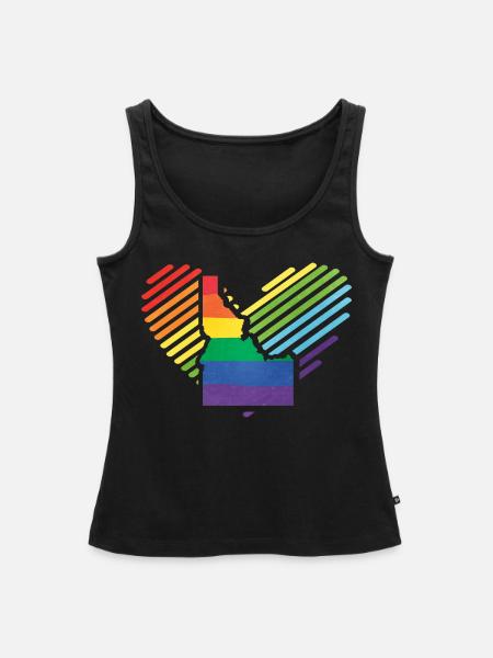 Stolz LGBT Idaho - Frauen Premium Organic Tank Top - Schwarz