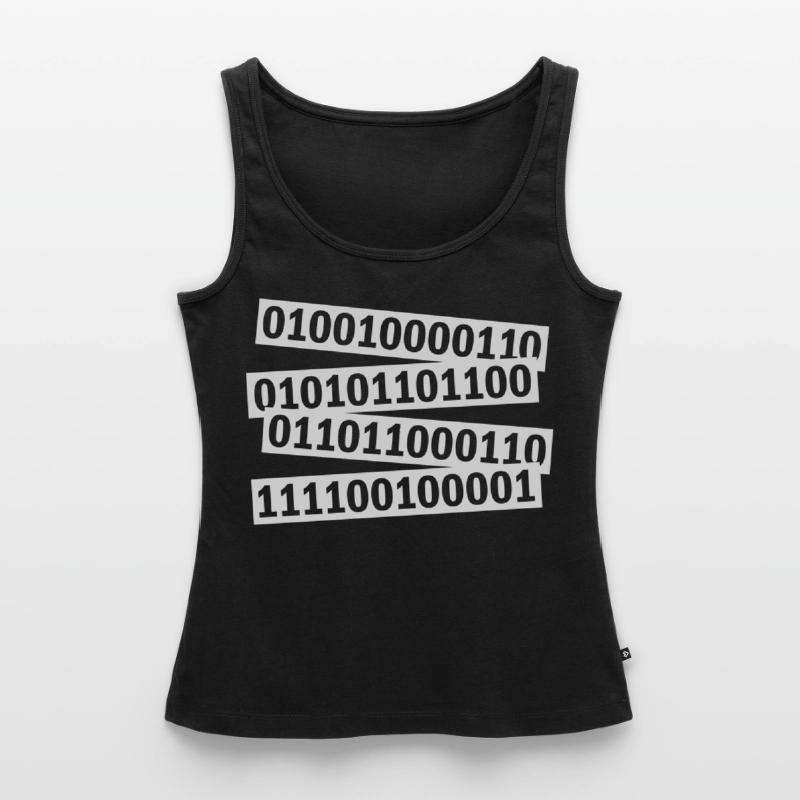 Binary Code Program Language Women’s Premium Organic Tank top