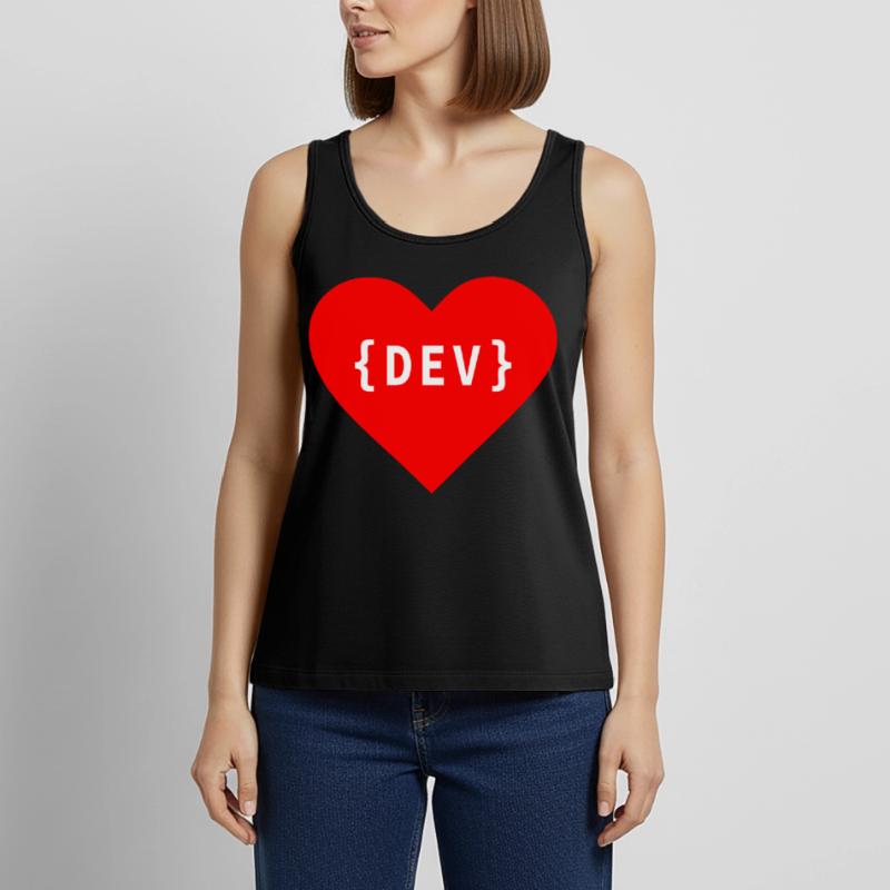 Software Developer, Liebe Code DEV Entwickler Tag Frauen Premium Organic Tank Top
