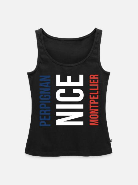 Südfrankreich Souvenir - Frauen Premium Organic Tank Top - Schwarz